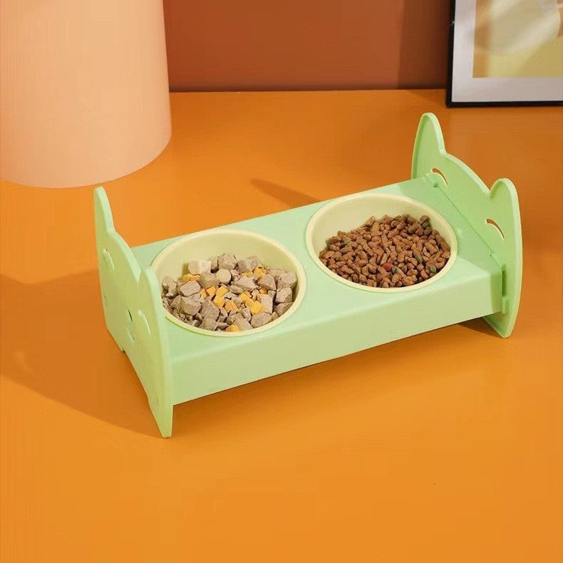 HKM-8601917 Anti-Spill Automatic Pet Water Food Bowl for Dogs and Cats, Multiple Color Options