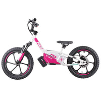 HKM-860243 16 Inch 350W Electric Powered Balance Bike for Kids with Brushless Motor and Adjustable Suspension