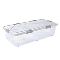 HKM-860563 Large Plastic Storage Boxes for Clothes and Home Organisation