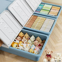 HKM-860563 Large Plastic Storage Boxes for Clothes and Home Organisation