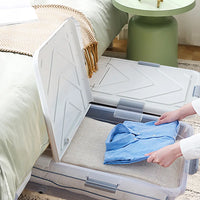 HKM-860563 Large Plastic Storage Boxes for Clothes and Home Organisation