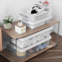 HKM-860563 Large Plastic Storage Boxes for Clothes and Home Organisation