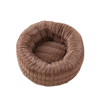 HKM-8605757 Cozy Round Plush Pet Nest for Cats ¨C Soft, Warm & Comfortable Sleeping Space