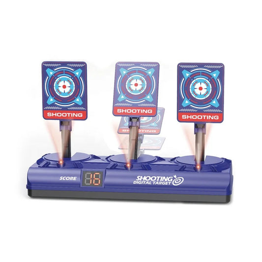HKM-860627 Electric Light Sound Target Machine for Kids - Shooting Practice Toy Ages 5-13