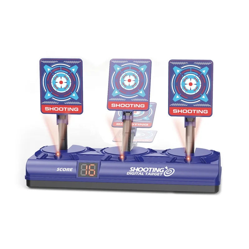 HKM-860627 Electric Light Sound Target Machine for Kids - Shooting Practice Toy Ages 5-13