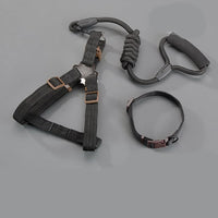HKM-8606781 Durable Denim Pet Chest Harness for Large Dogs - Adjustable Fit in Multiple Colors