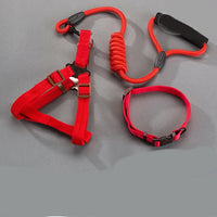 HKM-8606781 Durable Denim Pet Chest Harness for Large Dogs - Adjustable Fit in Multiple Colors
