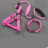 HKM-8606781 Durable Denim Pet Chest Harness for Large Dogs - Adjustable Fit in Multiple Colors