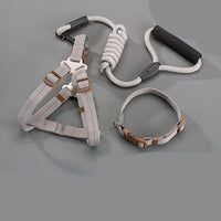HKM-8606781 Durable Denim Pet Chest Harness for Large Dogs - Adjustable Fit in Multiple Colors