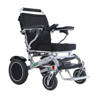HKM-860691 Compact Folding Electric Wheelchair with Bluetooth Remote and Large Wheels