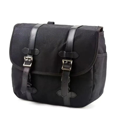 HKM-860691 Vintage Waterproof Batik Canvas Motorcycle Side Bag - Khaki, Army Green, Black