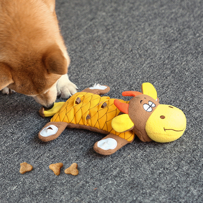 HKM-8608317 Plush Dog Toy with Sound, Molar Teeth Resistant, Fun and Durable - 36x22cm