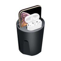 HKM-860883 Dual Wireless Charging Cup for Fast Car Charging