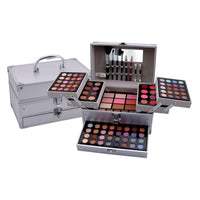 HKM-860883 Lip Pencil and Blush Makeup Set with Gloss, Eye Shadow, and Brush for Even Skin Tone