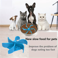 HKM-8608957 Silicone Hexagon Dog Slow Feeding Mat with Suction for Easy Eating and Grooming