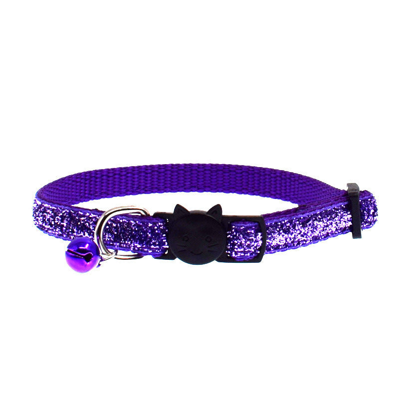 HKM-8609469 Adjustable Cat Collar with Bell - Available in Multiple Colors