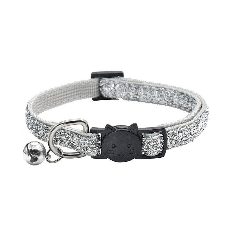 HKM-8609469 Adjustable Cat Collar with Bell - Available in Multiple Colors