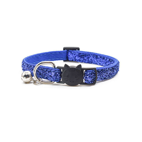 HKM-8609469 Adjustable Cat Collar with Bell - Available in Multiple Colors