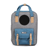 HKM-8609725 Breathable Large-Capacity Pet Carrier Bag for Cats, 31x25x42cm Mesh Design