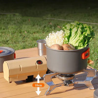 HKM-861331 Folding Gas Stove with Adjustable Flame for Outdoor Camping Activities