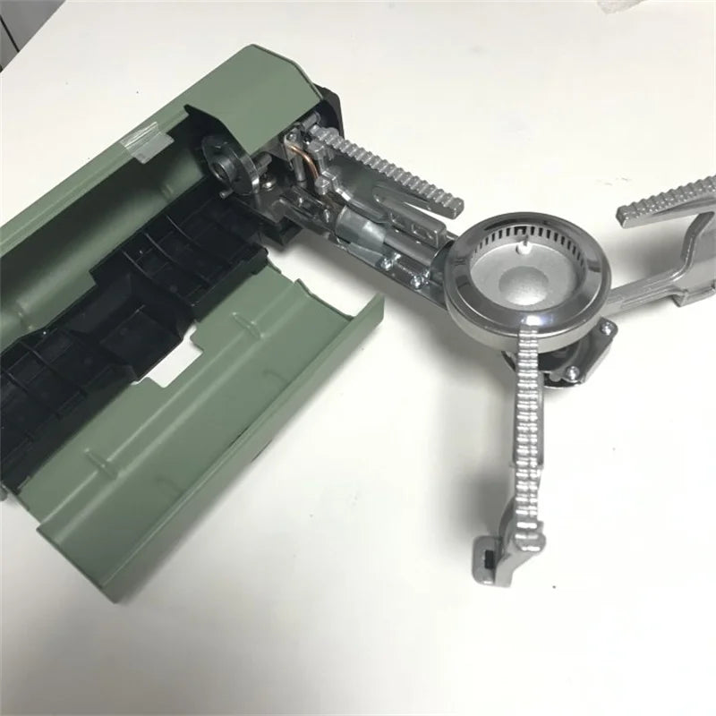 HKM-861331 Folding Gas Stove with Adjustable Flame for Outdoor Camping Activities