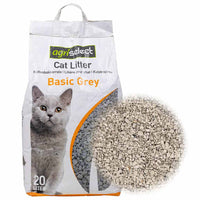 HKM-8613437 Absorbent Baby Powder Scented Cat Litter, 20L Bentonite with Clumping Action and Odor Control