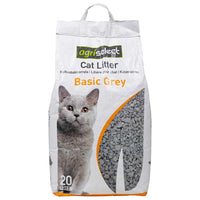 HKM-8613437 Absorbent Baby Powder Scented Cat Litter, 20L Bentonite with Clumping Action and Odor Control