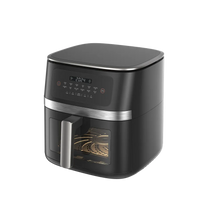HKM-861395 7L Electric Wood Pellet Smoke Air Fryer with 360 Cooking Technology