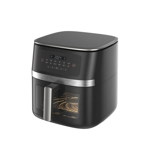 HKM-861395 7L Electric Wood Pellet Smoke Air Fryer with 360 Cooking Technology