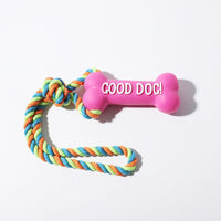 HKM-8614077 Durable Bite-Resistant Dog Bone Toy with Vocalization - Available in Multiple Colors