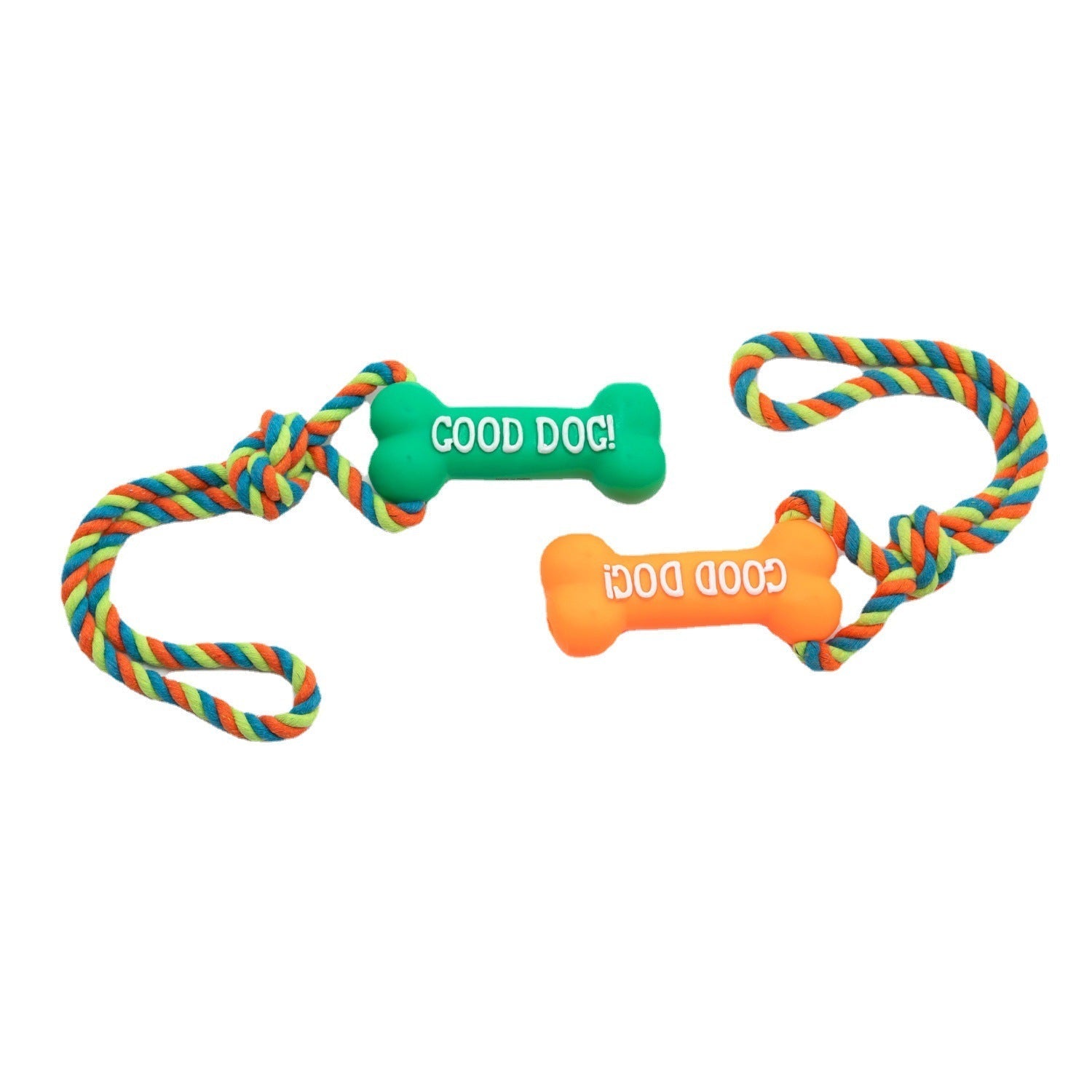 HKM-8614077 Durable Bite-Resistant Dog Bone Toy with Vocalization - Available in Multiple Colors