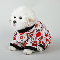 HKM-8615613 Cute Halloween Themed Pet Clothing for Dogs and Cats - Purple, Orange, and White Options Available