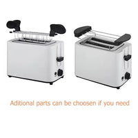 HKM-861715 700W Electric 2-Slice Bread Toaster with Custom Logo and Plastic Housing
