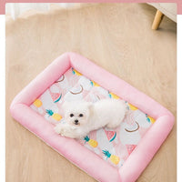 HKM-8617277 Cozy Printed Fruit Enclosure Nest for Small Pets - Breathable Mesh Fabric & High Resilience Filling