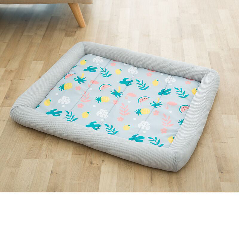 HKM-8617277 Cozy Printed Fruit Enclosure Nest for Small Pets - Breathable Mesh Fabric & High Resilience Filling