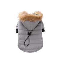 HKM-8617405 Winter Pet Clothing in Green, Grey, and Red - Warm Polyester Options Available in S, M, L, XL