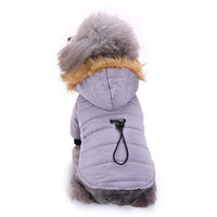 HKM-8617405 Winter Pet Clothing in Green, Grey, and Red - Warm Polyester Options Available in S, M, L, XL