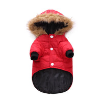 HKM-8617405 Winter Pet Clothing in Green, Grey, and Red - Warm Polyester Options Available in S, M, L, XL