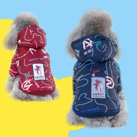 HKM-8617661 Casual Cotton Padded Coat in Wine Red and Dark Blue, Sizes S-XXL