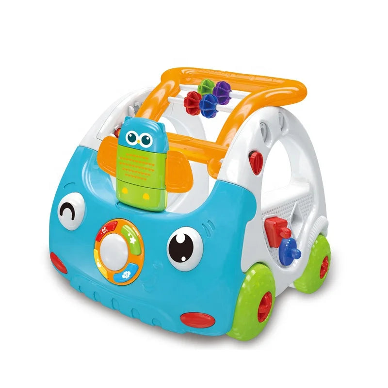 HKM-861779 3 in 1 Baby Walker with Music and Light, Ride-On Toy for Infants and Toddlers, Unisex, Age 0 to 4 Years