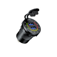 HKM-861843 Dual USB Car Charger with QC3.0 Compatibility, 12-24V Input, 3000mA Output, CE/FCC/ROHS Certified