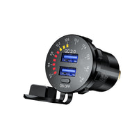 HKM-861843 Dual USB Car Charger with QC3.0 Compatibility, 12-24V Input, 3000mA Output, CE/FCC/ROHS Certified