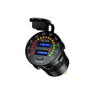 HKM-861843 Dual USB Car Charger with QC3.0 Compatibility, 12-24V Input, 3000mA Output, CE/FCC/ROHS Certified