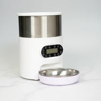 HKM-8619197 Automatic Pet Feeder with Stainless Steel Bowls - 3L and 4.5L Options Available