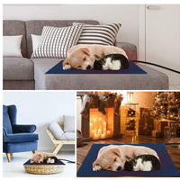 HKM-8619837 Pet Electric Blanket - Small Size 34x44cm, Soft Cloth Material, Lightweight Design