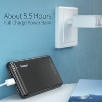 HKM-862035 10000mAh Portable Power Bank with Dual Inputs and Outputs, Multiple Protection Features, Compact Design