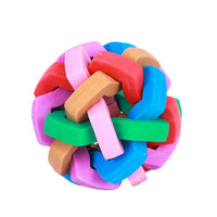 HKM-8620477 Flashing Interactive Dog Ball with Bells - Colorful Chew Toy for Small to Large Dogs