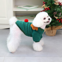 HKM-8621373 Cozy Christmas Fleece Apparel for Small Dogs - Casual Two-Legged Clothing in Various Colors and Sizes