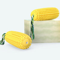 HKM-8621629 Durable Yellow Corn Dog Toy with Sound and No Sound Options for Pets