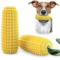 HKM-8621629 Durable Yellow Corn Dog Toy with Sound and No Sound Options for Pets